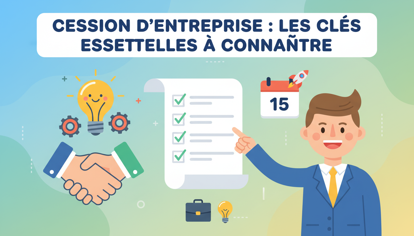 découvrez les clés essentielles pour réussir la cession de votre entreprise, avec des conseils pratiques et des informations incontournables.