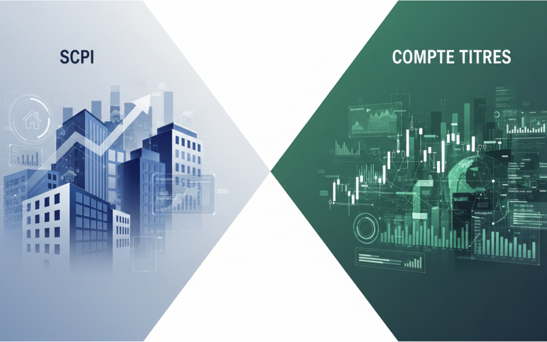 SCPI vs compte titres : quelle stratégie adopter pour votre trésorerie en 2026 ?